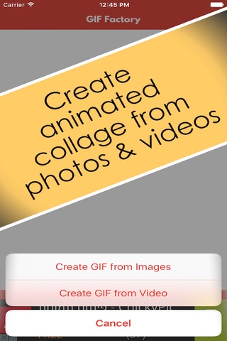 Insta GIF movie maker - An easy way to make animated collage from photos and videos screenshot 2