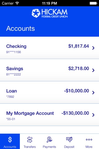 Hickam Federal Credit Union screenshot 3