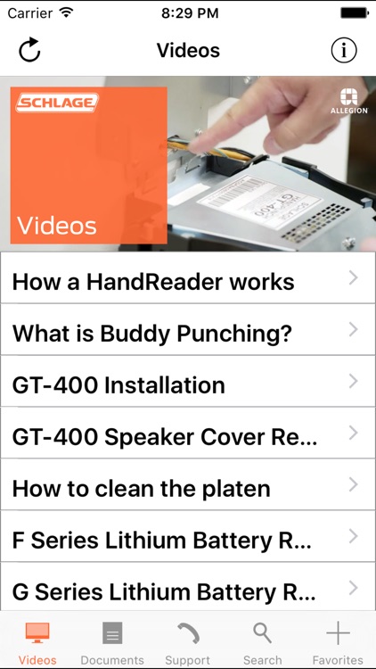 Schlage HandPunch Info