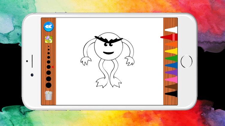Monster Coloring Book for Kindergarten Game