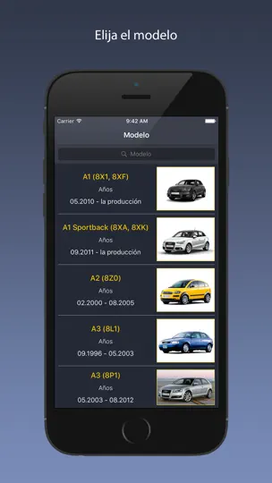Captura de pantalla de TechApp Para Audi en iPhone 1
