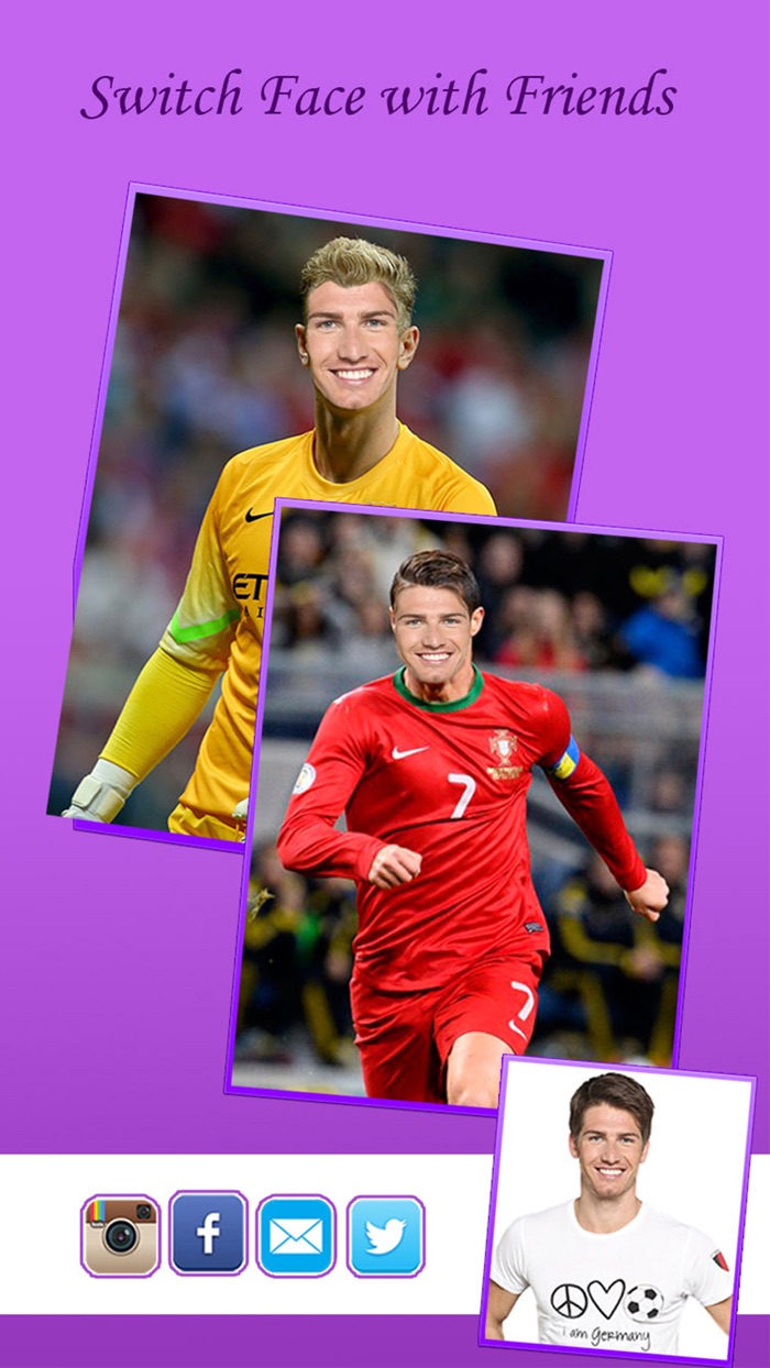 Face Replace for EURO 2016 - Morph or Switch Face with Star Player  Be a Soccer Hero