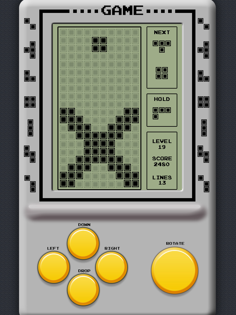 Classic Brick Game - Retro Block Style