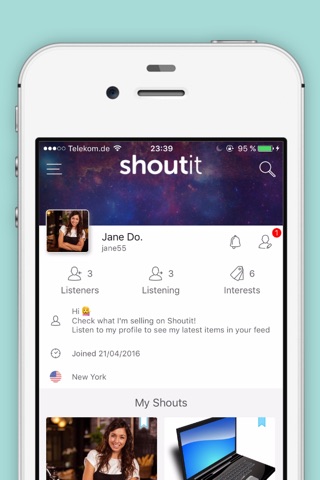 Shoutit - Buy & Sell while Chatting screenshot 2