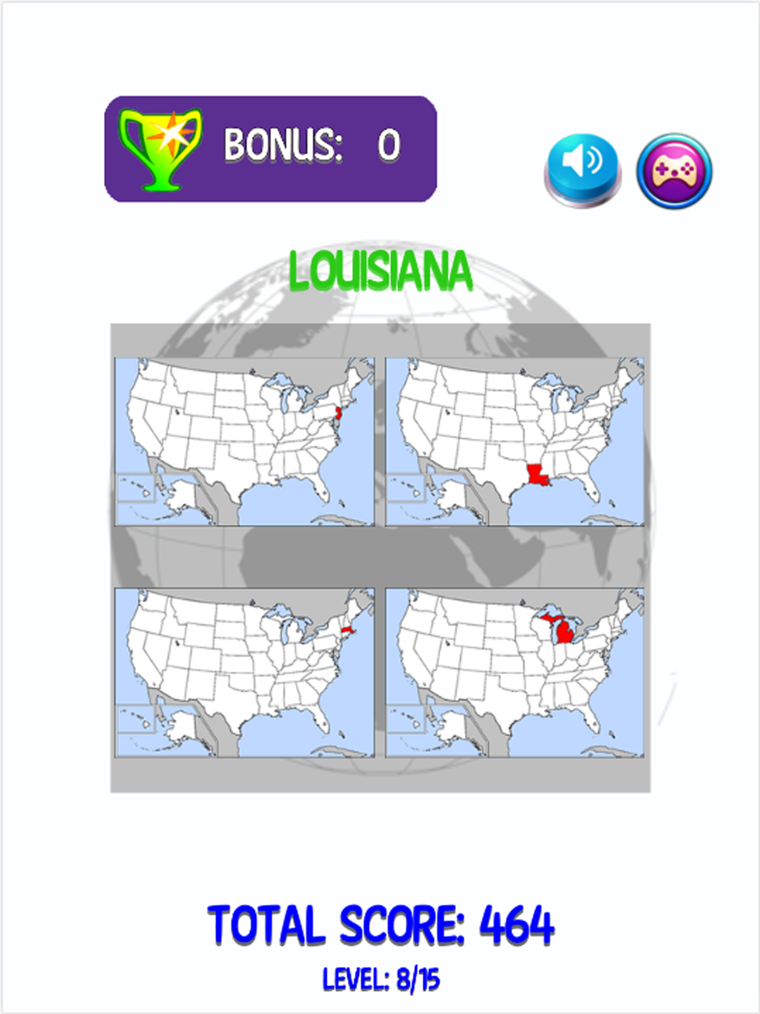 50 United States Of America Geography Map Quiz - Guess The Country,US States And Capital City Of USA Today screenshot 5