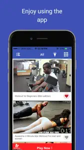 Gym healthy body building exercise workout videos screenshot #5 for iPhone