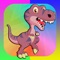 Dinosaur Coloring Book 2 - Dino Animals Draw,Paint And Color Educational All In One HD Games Free For Kids and Toddlers