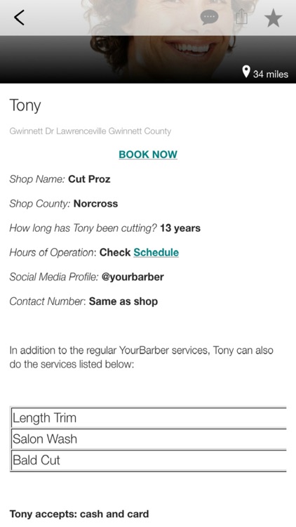 YourBarber (The Personalized Barber Locator) screenshot-4