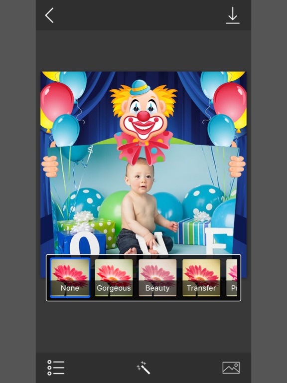 Birthday Photo Frame - Amazing Picture Frames & Photo Editor iPad screenshot