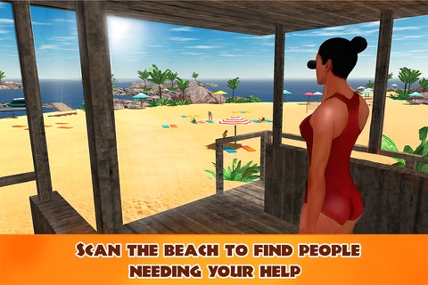 Beach Lifeguard Emergency Rescue 3D screenshot 2