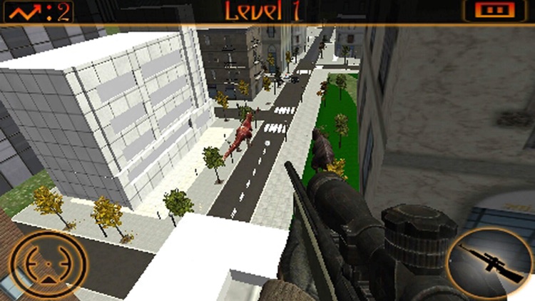 Deadly Dino Adventure City Sniper Hunter Free screenshot-3