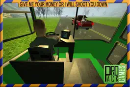 Game screenshot Mountain bus driving & dangerous robbers attack - Escape & drop your passengers safely apk