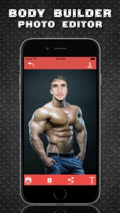 Body Builder Photo Montage Deluxe screenshot #3 for iPhone
