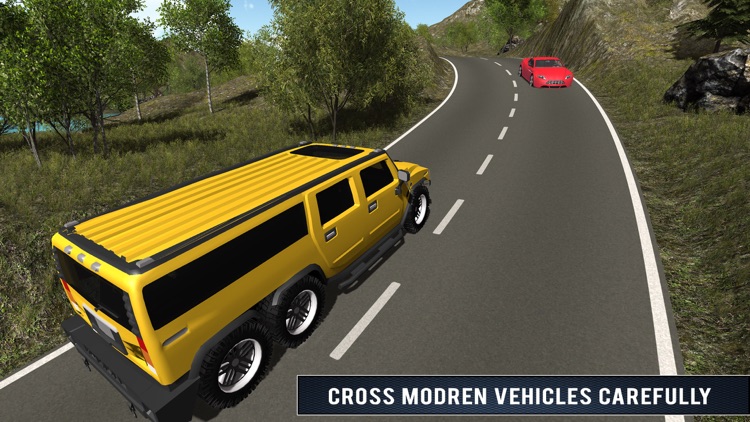 Up Hill Limo Off Road Car Rush