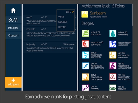 LDS Study Group iPad screenshot 5 - Reference app