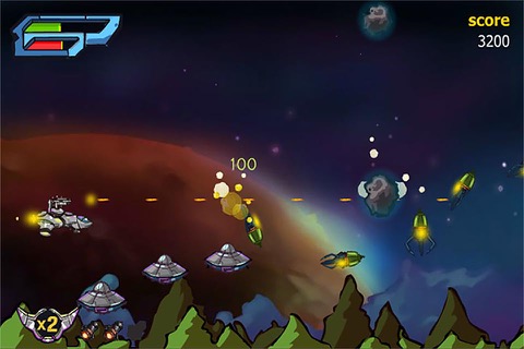 X-Fight Gunship － Galaxy Battle Shooting Simulation Gameのおすすめ画像4