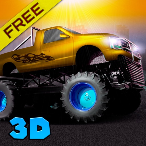 Extreme Monster Truck Racing 3D Free iOS App