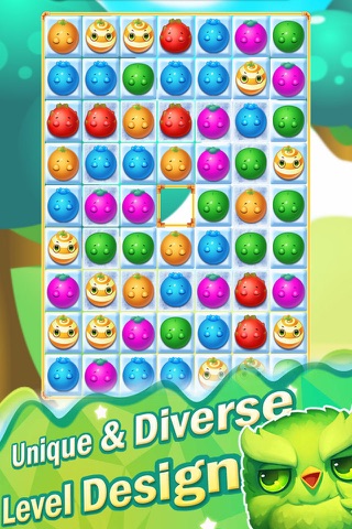 Sweet Monsters Fruit: Line Pop World screenshot 2