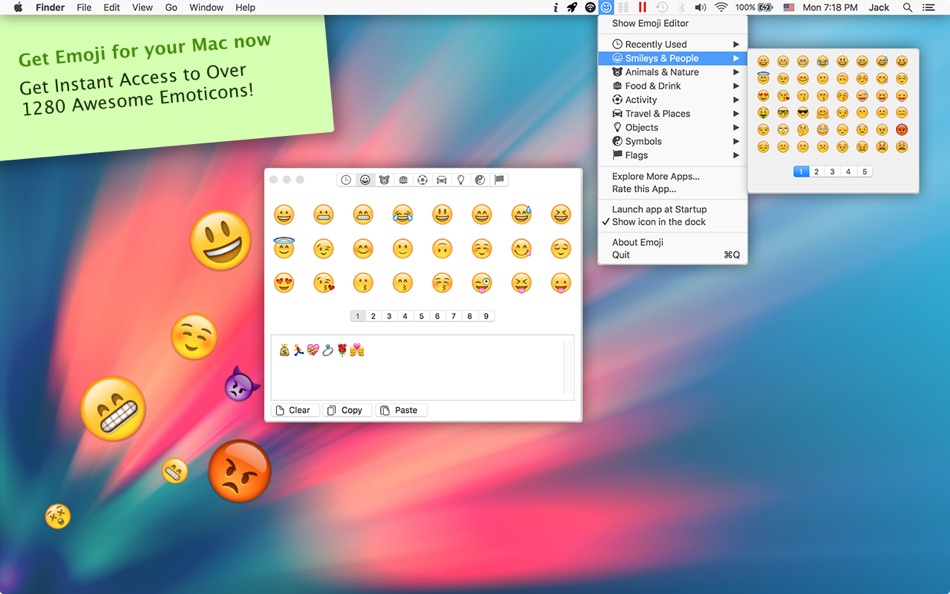 #1. Emoji Lite (macOS) 由: Leanid Navumau