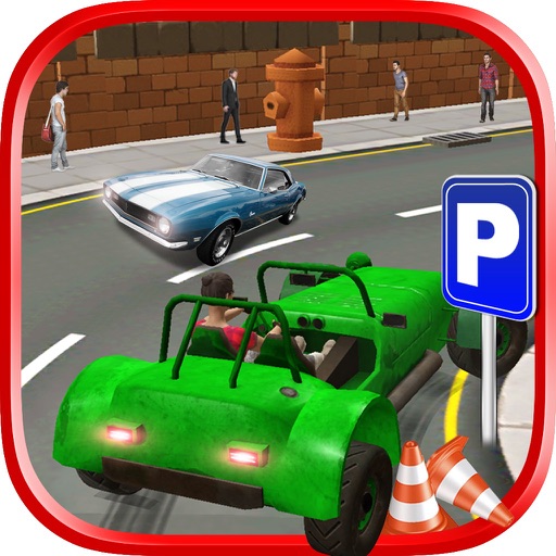 Crazy Girl Car Parking 3D Game icon