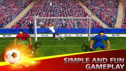 Soccer Kick Flick Penalty Shoot - Football Fantasy Kick Practice Screenshot 2