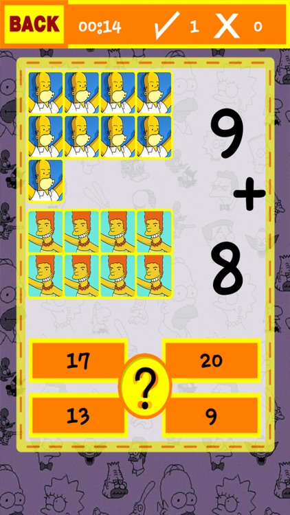Math Game Simpsons Version