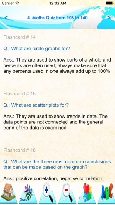 Screenshot #1 pour Mathematics Fundamentals Refreshments - Free Maths Quizzes