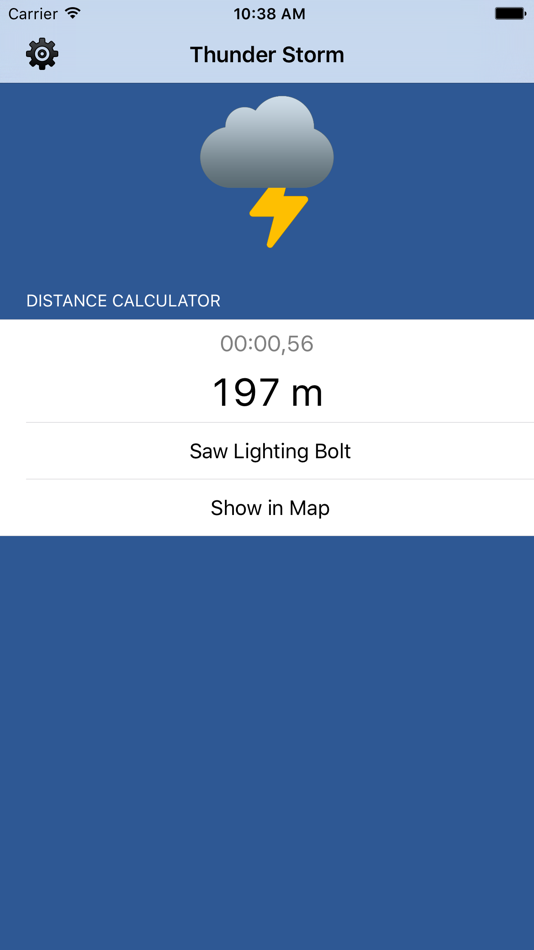 Thunder Storm Lite - Distance from Lightning - 2.0.1 - (iOS)