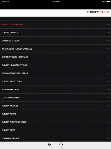 TURKEY CALLS for Hunting Fall Turkeys -- (ad free) BLUETOOTH COMPATIBLE screenshot 2