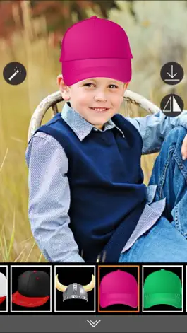 Game screenshot Boy Hat Photo Booth - Photo editor apk