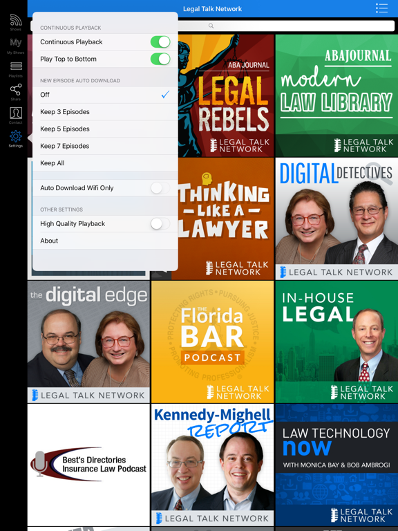 Legal Talk Network iPad screenshot 2 - Business app