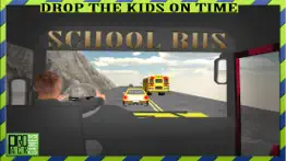 fast school bus driving simulator 3d free - kids pick & drop simulation game free iphone screenshot 1