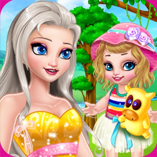 Baby Bath Care Angela Nurse - Dress up Icon