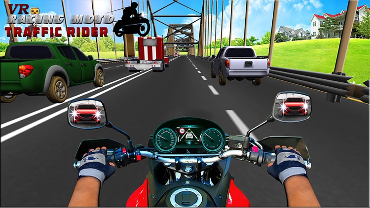 VR Racing Moto Traffic Rider