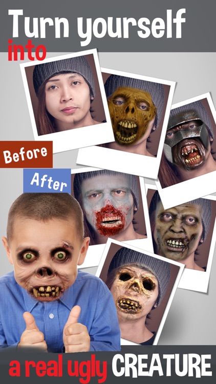 Zombie Face Maker - Turn Your Pic Into a Scary and Ugly Creature Photo Booth