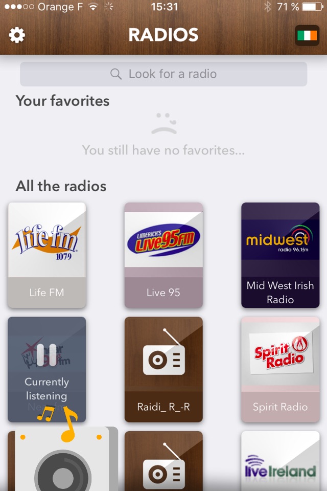 Irish Radio Éireann access all Radios Ireland screenshot 3