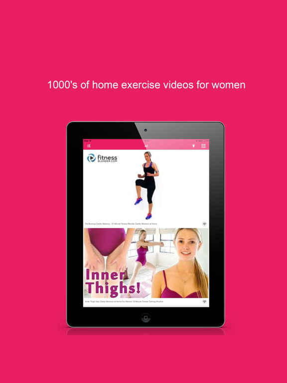 Screenshot #4 pour Home exercise videos : Body curve fitness workouts