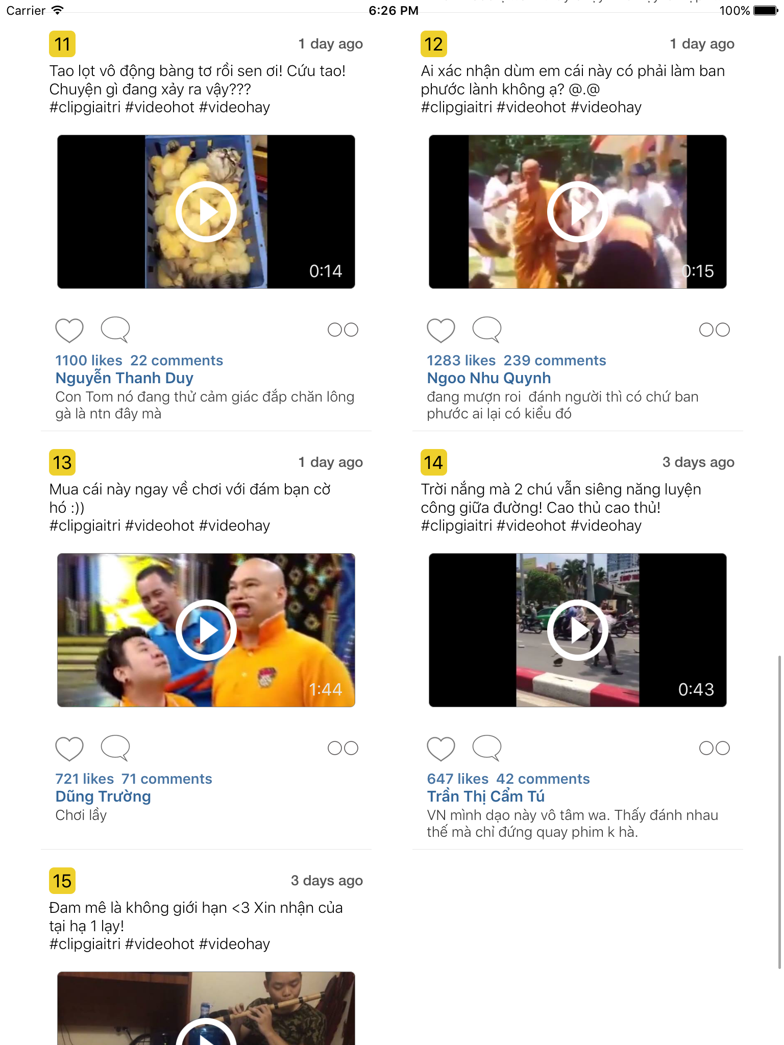 24h video - cập nhật qua video, clip tin tức, vui vẻ hay hàng ngày từ internet, TV
