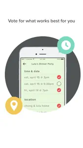 WeJoin: easily plan hangouts screenshot #2 for iPhone