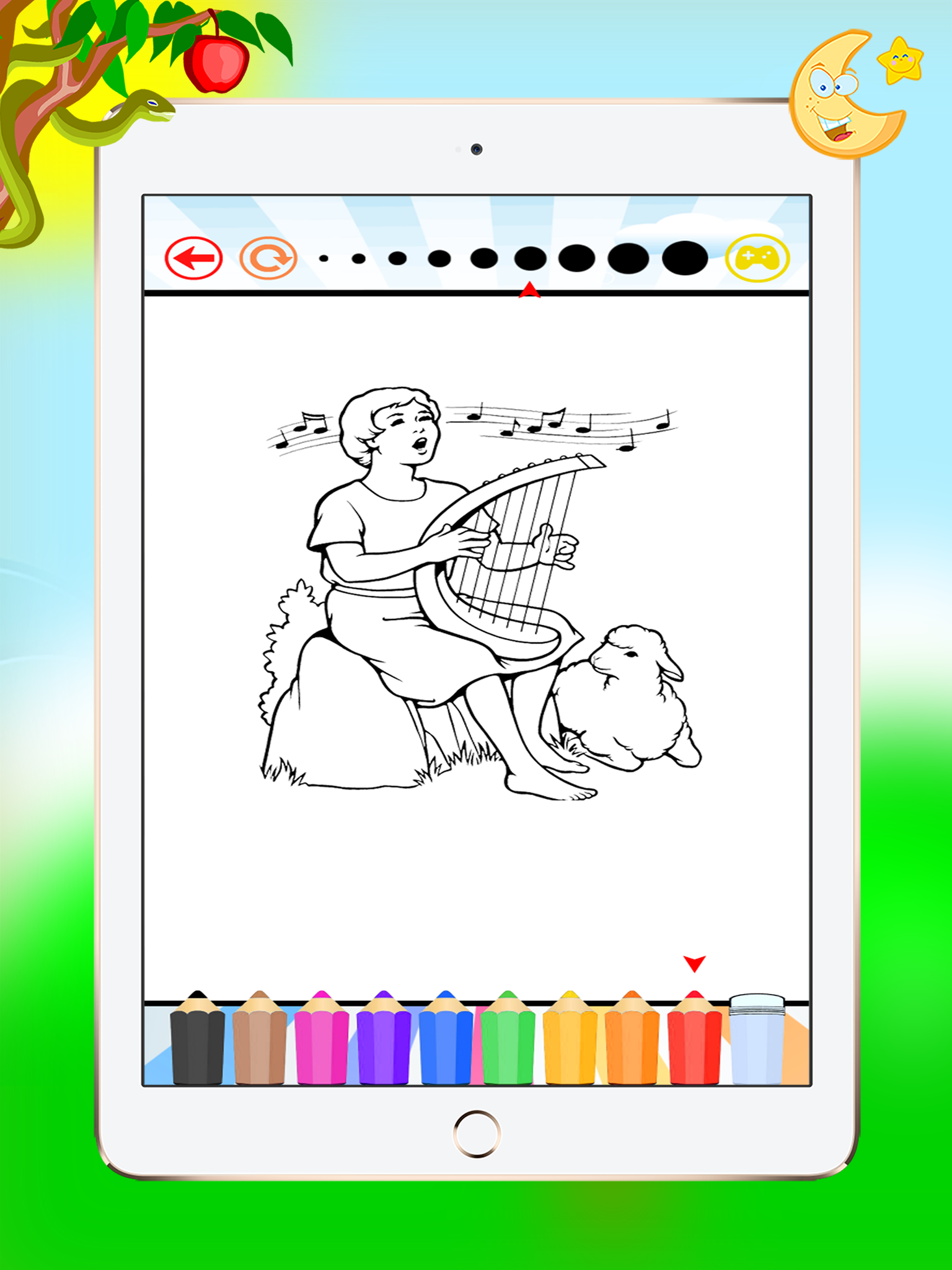 Bible Christ Coloring Book - Drawing and Paint For Kids screenshot 8