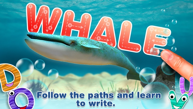 Alphabet in Sea World for Kids(圖4)-速報App