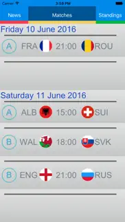 football championship 2016, matches, news, and more - uefa euro 2016 edition iphone resimleri 3