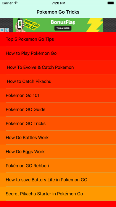 Screenshot #1 pour pokemon go 2016