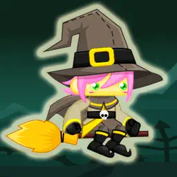 Floppy Witch Learn To Fly By Magic Broom In Halloween Night - Tap Tap Games app icon