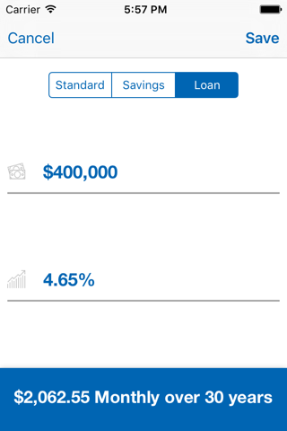 Compound Interest, Savings and Loan Calculator screenshot 3