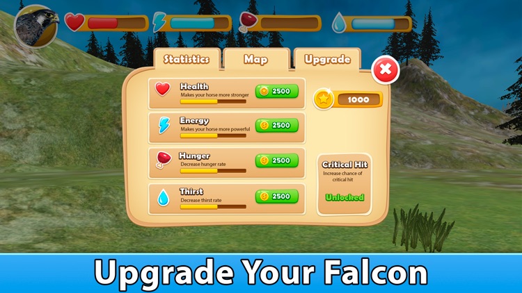 Wild Falcon Survival Simulator 3D Full screenshot-3