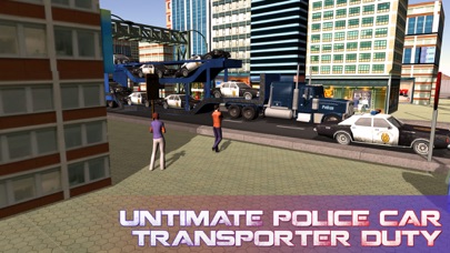 警察の車の輸送トラックが - 大型トラックを運転＆警官の車を提供しますのおすすめ画像2
