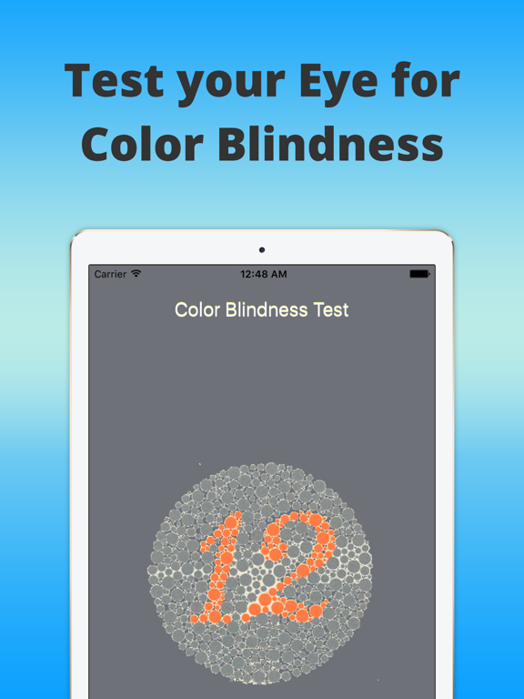 ColorBlind-Test your Eye iPad screenshot