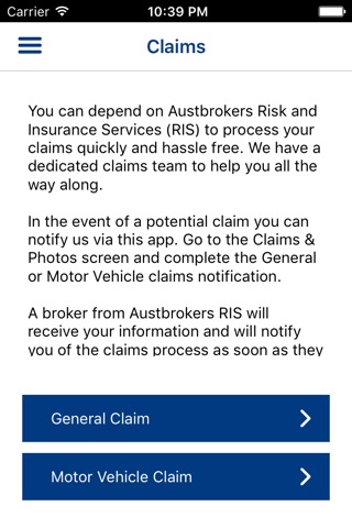Austbrokers RIS screenshot 2