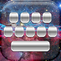 Teclado gratis de espacio - Galaxia y estrella temas personalizados con fuentes hermosas para iPhone